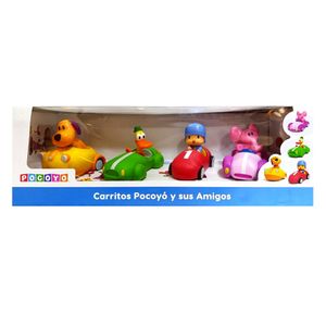 Juguete Set de Vehículos Pocoyo y sus Amigos 4pcs