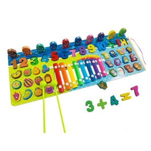 Juego Didáctico Pesca 5 en 1 con Xilófono