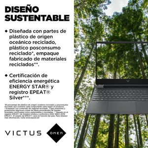 Laptop Victus Gaming 15-fb2002la 15.6 AMD Ryzen 5-8645HS NVIDIA GeForce RTX 3050 8GB RAM 512 SSD FHD