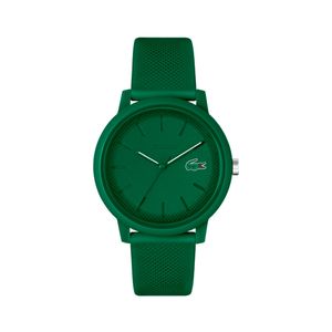 Reloj Analogo Lacoste Original 2011170 Color Verde con Correa de Silicona para Hombre Sanllo