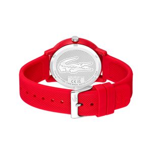 Reloj Analogo Lacoste Original 2011173  Color Rojo con Correa de Silicona para Hombre Sanllo