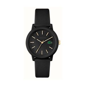 Reloj Analogo Lacoste Original 2001212 Color Negro con Correa de Silicona Para Mujer Sanllo