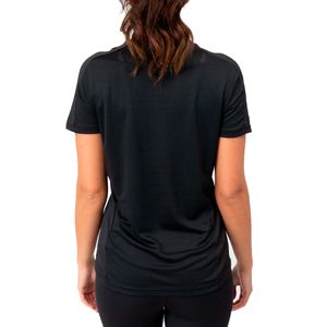Polo deportivo Adidas Original FS9830 The Run Color Negro Para Mujer - Sanllo