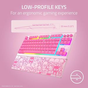 Teclado Para Juegos Razer Ornata V3 TKL Teclas Perfil Bajo