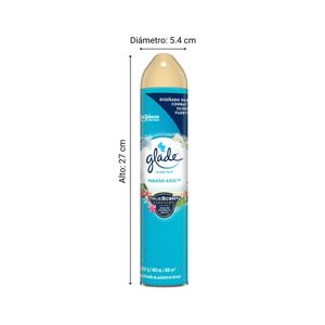 COMBO Ambientador en spray Glade Paraíso Azul x 400ml + Ambientador en spray Glade Manzana Canela x 400ml