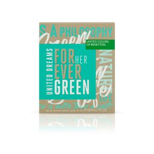 Perfume United Dreams Forever Green Benetton Mujer Edt 80 Ml