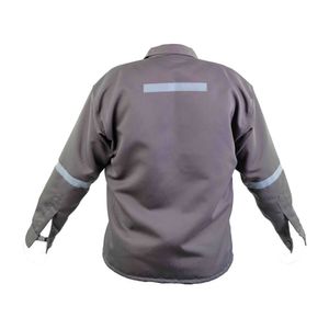 Camisa de Trabajo Drill Tec Plomo Naranja Werken - Talla L