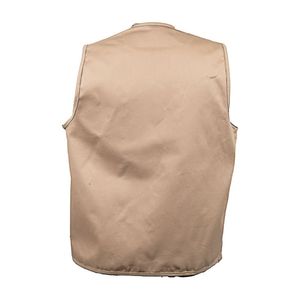 Chaleco de Trabajo Drill Industrial Multibolsillos Beige Werken - Talla L