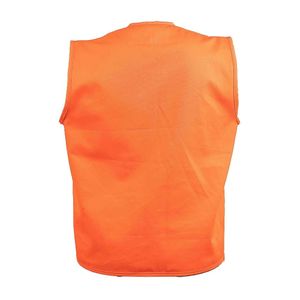 Chaleco de Trabajo Drill Industrial Multibolsillos Naranja Werken - Talla XL
