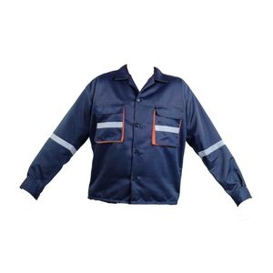 Camisa de Trabajo Drill Tec Azul Naranja Werken - Talla L