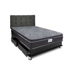 Dormitorio Cuadros Gris Ventus 1.5 Plazas