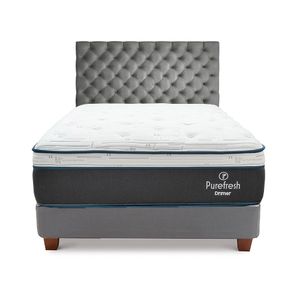 Dormitorio Americano Gris Plata Pure Fresh Queen