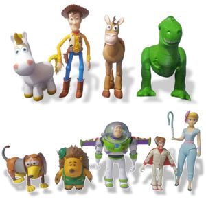 Set de Muñecos de Jebe Toy Story Articulados 9 Pcs