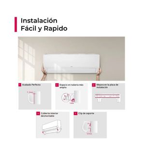 Aire Acondicionado LG Split De 12,000 BTU/H Convencional Frío Solo