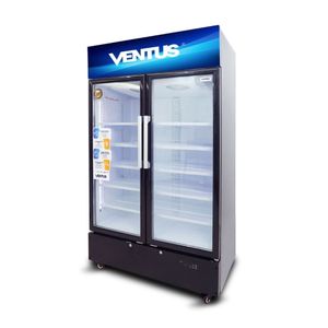 Visicooler Ventus 2 puertas de vidrio 900 litros