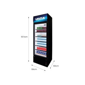Visicooler Ventus 1 puerta de vidrio 360 litros