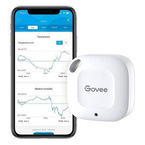 Govee Termómetro higrómetro Bluetooth con almacenamiento de datos