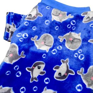 Chompa Para Perro KyH Pets Talla M Shark Azul