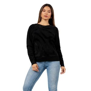 Sueter Polera de Cashemira Color Negro para Mujer