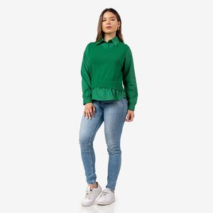 Chompa Camisero 2 en 1 Verde