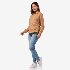 Chompa Camisero 2 en 1 Camel