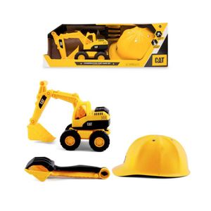 Vehiculo De 25 Cms Con Casco Y Accesorios Cat