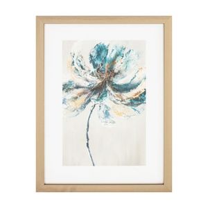 Cuadro Decorativo Flor 30x40cm Orange