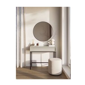 Mesa Consola Recibidor Glady Taupe 1 Cajón R&R MUEBLES