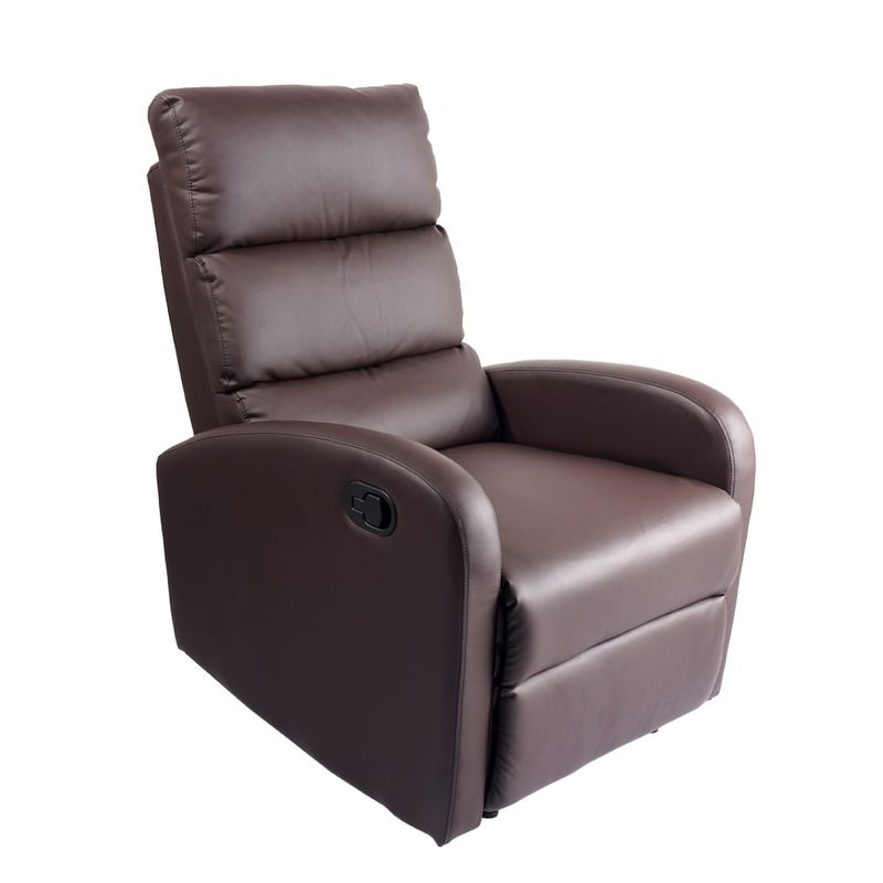 Sillón reclinable microfibra 1 Cuerpo Marrón