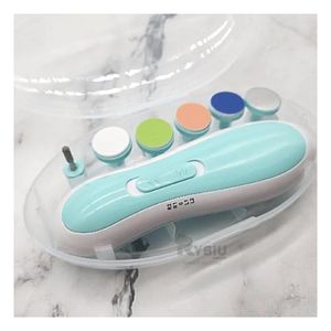 Limador Infantil para Uñas en Tono Celeste Y+Papel de Regalo