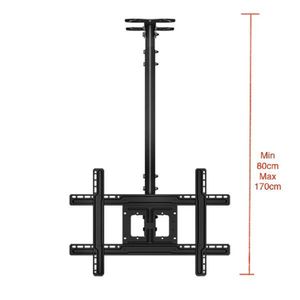 Rack Tv Krearack T560 Para Techo Alto De 32 A 75" Negro
