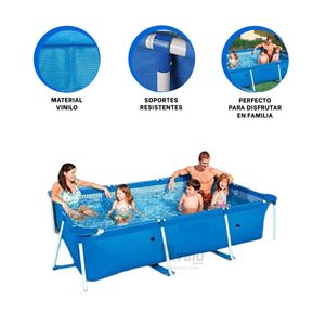 Pileta Recreativa Tono Celeste Y+Regalo Ligas para Peinar