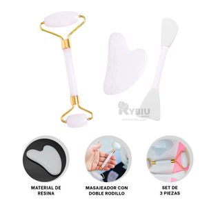 Set para Liempiza de Rostro de Tono Blanco Y+Papel de Regalo