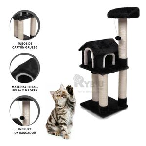 Gym Resistente Cat 3 para Piso Tono Negro Y+Papel de Regalo