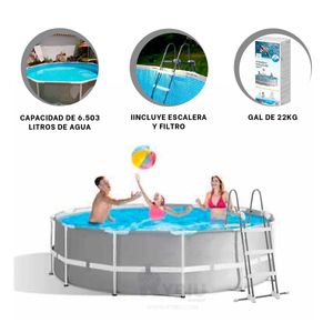 Piscina Redonda Parante con Filtro Ideal para El Verano