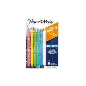Bolígrafos de gel Bright punta media retráctil