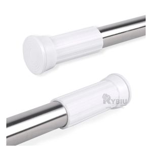 Tubo Ajustable de 70cm para Ducha y Baño de Color Plomo