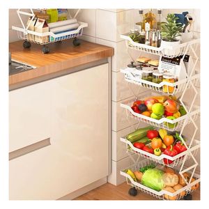 Verdulero Duradero de 5 Pisos Blanco Y+Papel de Regalo