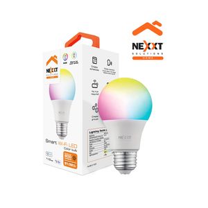 Foco LED Inteligente Nexxt NHB-C120 Luz RGB y blanca Contol Voz Regulador brillo