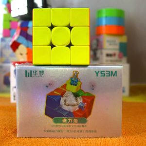 Cubo Rubik 3x3 Magnético Moyu HuaMeng YS3M Sin pegatinas