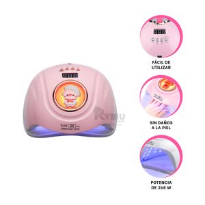Lampara para Secar Esmalte en Rosado Y+Stickers