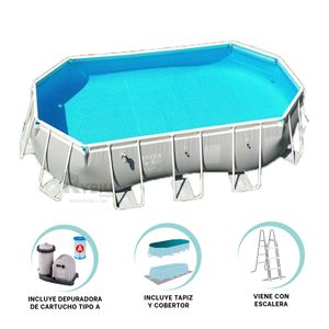 Piscina Sencilla de Transportar y Ergonomica Y+Stickers