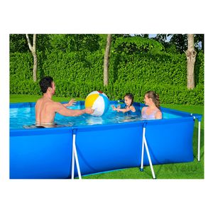 Piscina Borde Solido en Tono Celeste Y+Papel de Regalo