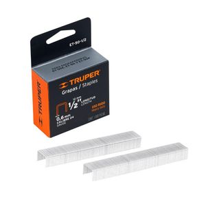 Grapas 1/2 Truper 12mm Et-50 Tapizar 1000pcs