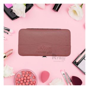 Set de Manicure y Pedicure de 12 Piezas Tono Guinda