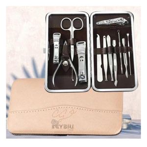 Set de Manicure y Pedicure de 12 Piezas de Color Melon