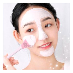 Espatula Doble Facial para Mascarillas en Color Rosado