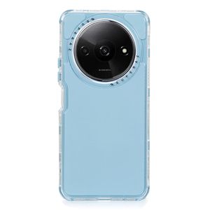 Case para Redmi A3, protección 360, 3 capas de protección, celeste