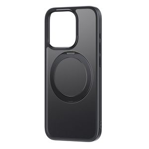 Case para iPhone 15 Pro Baseus CyberLoop Series con soporte con MagSafe, negro