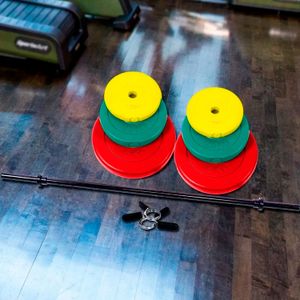 Barra  recta  color  20 kilos Atletis
